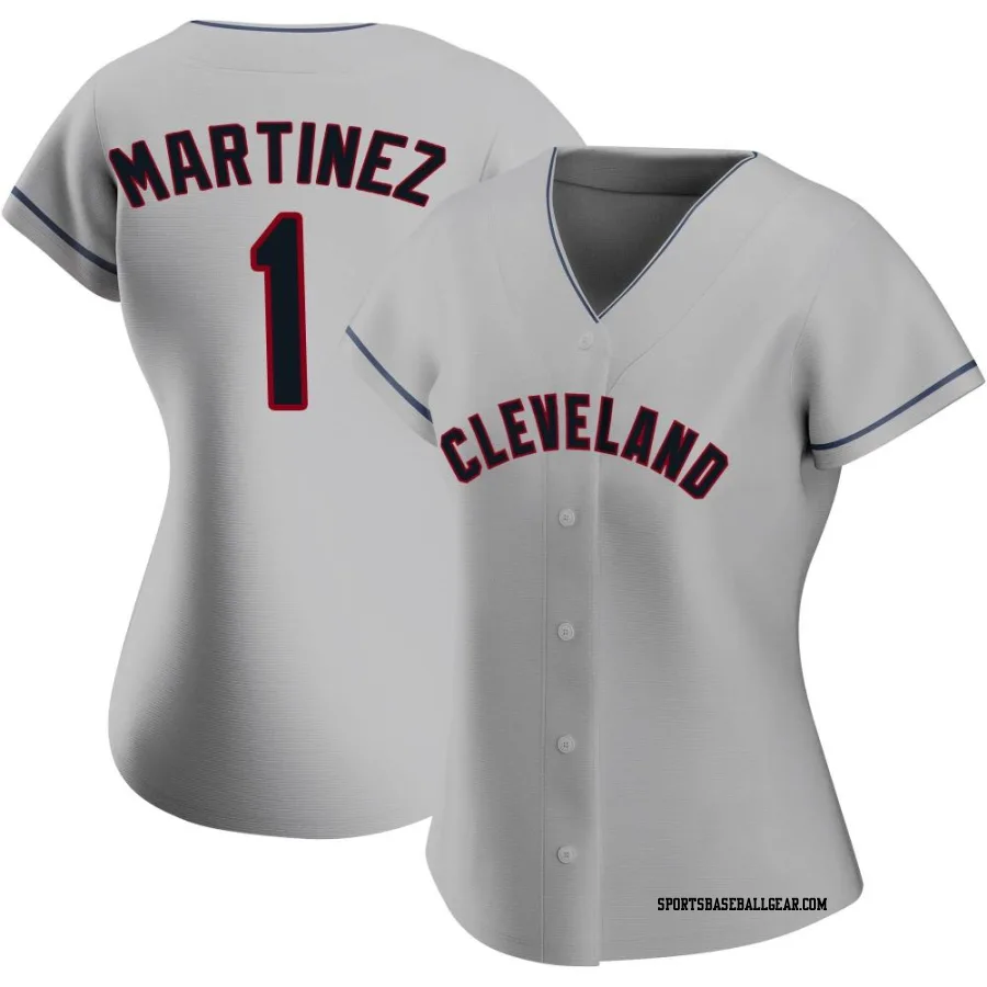 Angel Martinez Women's Cleveland Guardians Gray Authentic Road Jersey