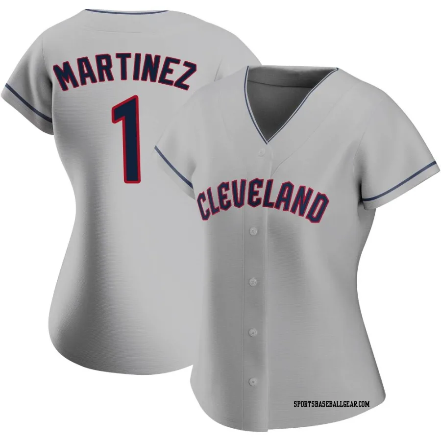 Angel Martinez Women's Cleveland Guardians Gray Authentic Road Jersey