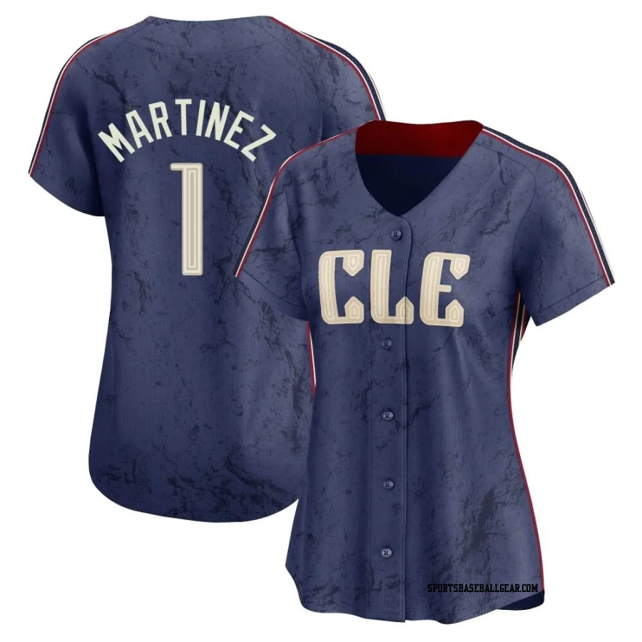 Angel Martinez Women's Cleveland Guardians Navy Limited 2024 City Connect Jersey