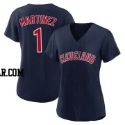 Angel Martinez Women's Cleveland Guardians Navy Replica Alternate Jersey