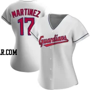 Angel Martinez Women's Cleveland Guardians White Authentic Home Jersey