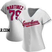 Angel Martinez Women's Cleveland Guardians White Authentic Home Jersey