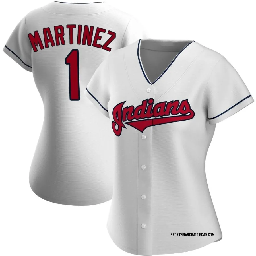 Angel Martinez Women's Cleveland Guardians White Authentic Home Jersey