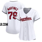 Angel Martinez Women's Cleveland Guardians White Limited Home Jersey