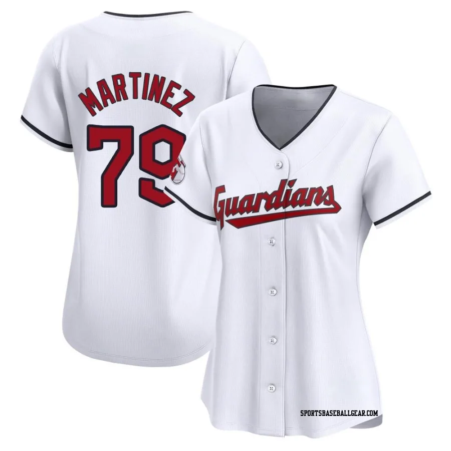 Angel Martinez Women's Cleveland Guardians White Limited Home Jersey