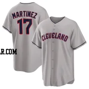 Angel Martinez Youth Cleveland Guardians Gray Replica Road Jersey