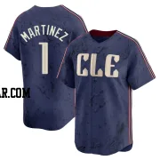 Angel Martinez Youth Cleveland Guardians Navy Limited 2024 City Connect Jersey