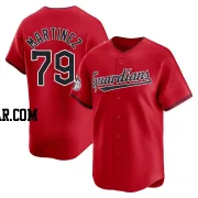 Angel Martinez Youth Cleveland Guardians Red Limited Alternate Jersey