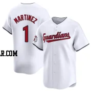 Angel Martinez Youth Cleveland Guardians White Limited Home Jersey