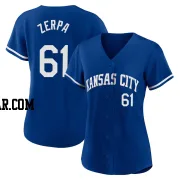 Angel Zerpa Youth Kansas City Royals Royal Replica 2022 Alternate Jersey