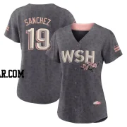 Anibal Sanchez Women's Washington Nationals Gray Authentic 2022 City Connect Jersey