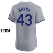 Anthony Banda Men's Los Angeles Dodgers Gray Elite Road Jersey