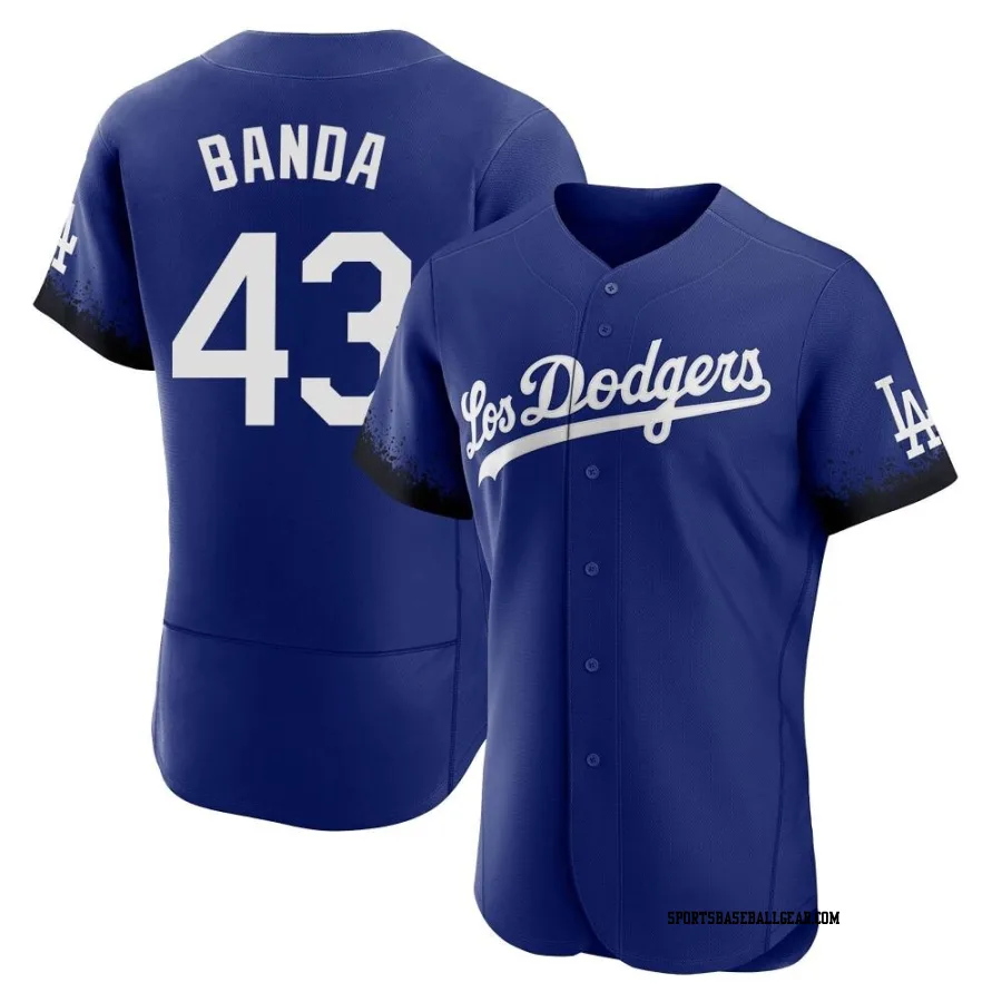 Anthony Banda Men's Los Angeles Dodgers Royal Authentic 2021 City Connect Jersey