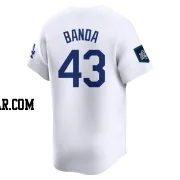 Anthony Banda Men's Los Angeles Dodgers White Limited 2024 World Tour Seoul Series Home Jersey