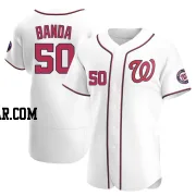 Anthony Banda Men's Washington Nationals White Authentic Home Jersey