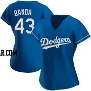 Anthony Banda Women's Los Angeles Dodgers Royal Authentic Alternate Jersey