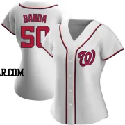 Anthony Banda Women's Washington Nationals White Replica Home Jersey