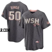 Anthony Banda Youth Washington Nationals Gray Replica 2022 City Connect Jersey