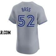 Anthony Bass Men's Toronto Blue Jays Gray Elite Road Jersey