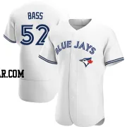 Anthony Bass Men's Toronto Blue Jays White Authentic Home Jersey