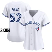 Anthony Bass Women's Toronto Blue Jays White Limited Home Jersey