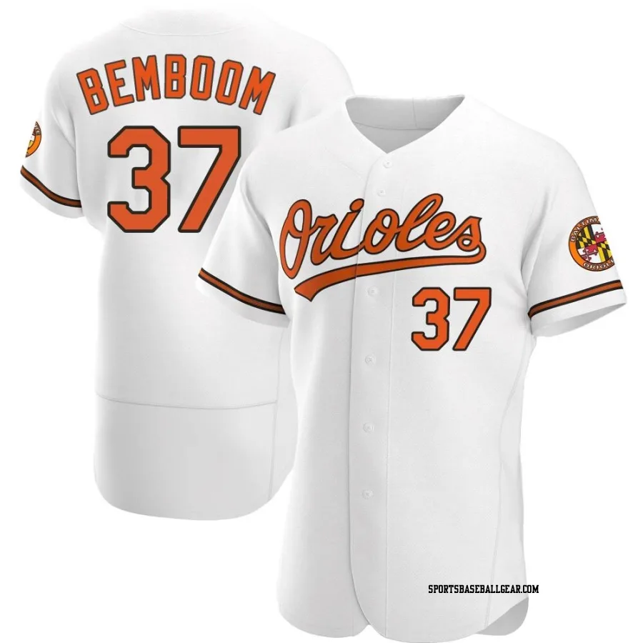 Anthony Bemboom Men's Baltimore Orioles White Authentic Home Jersey