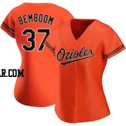 Anthony Bemboom Women's Baltimore Orioles Orange Authentic Alternate Jersey