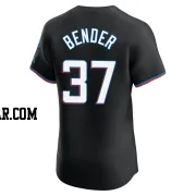 Anthony Bender Men's Miami Marlins Black Elite Alternate Vapor Premier Jersey