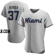 Anthony Bender Men's Miami Marlins Gray Authentic Road Jersey