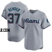 Anthony Bender Men's Miami Marlins Gray Limited Road Jersey