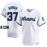 Anthony Bender Men's Miami Marlins White Limited Home Jersey