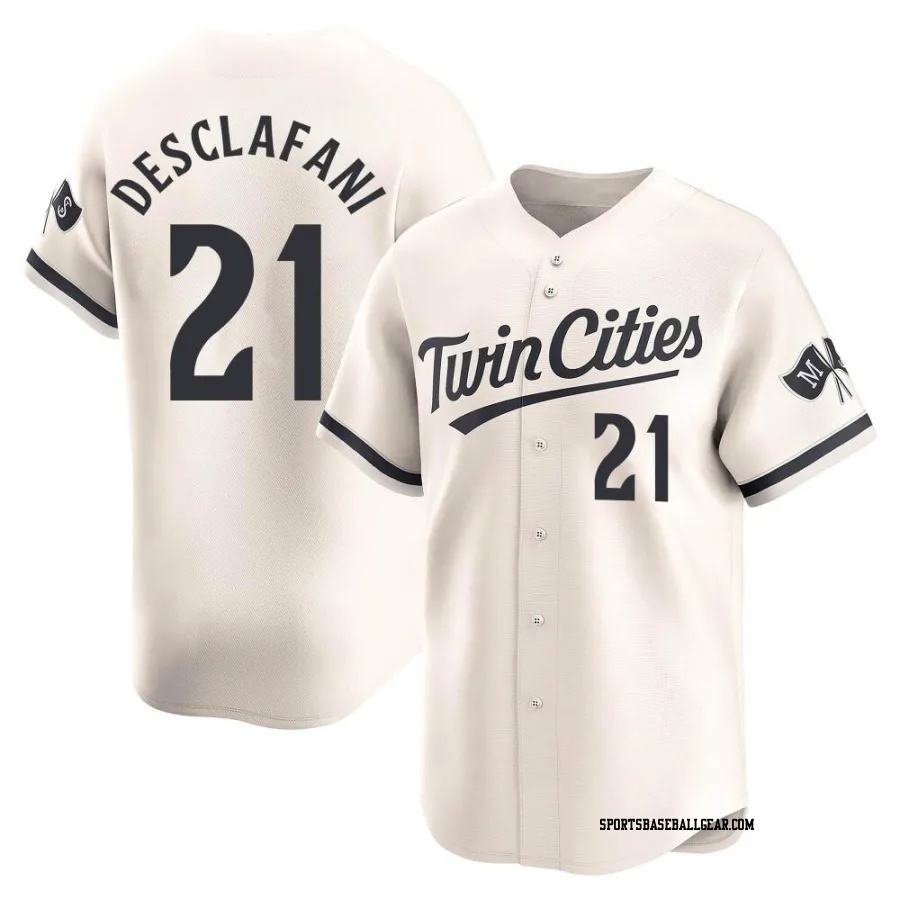 Anthony DeSclafani Men's Minnesota Twins Cream Limited Alternate Jersey