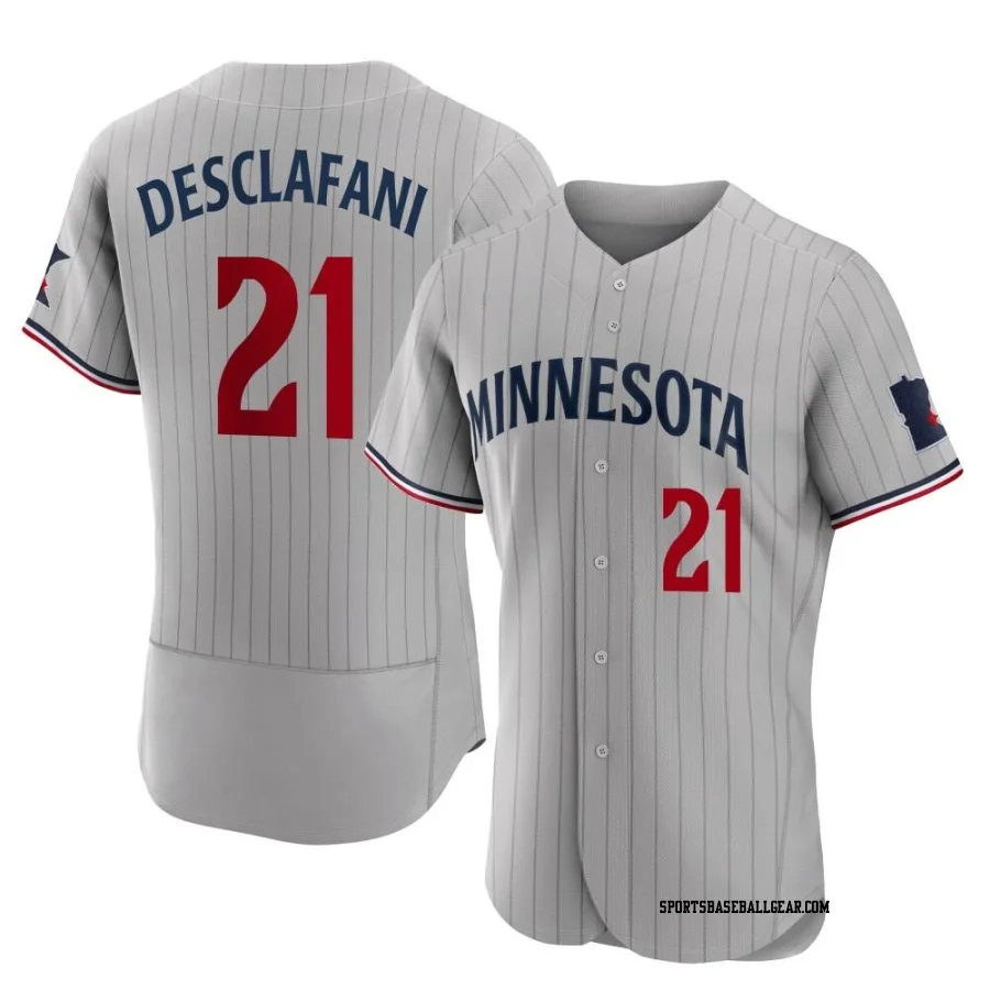 Anthony DeSclafani Men's Minnesota Twins Gray Authentic Road Jersey