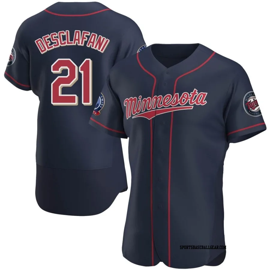 Anthony DeSclafani Men's Minnesota Twins Navy Authentic Alternate 60th Season Jersey