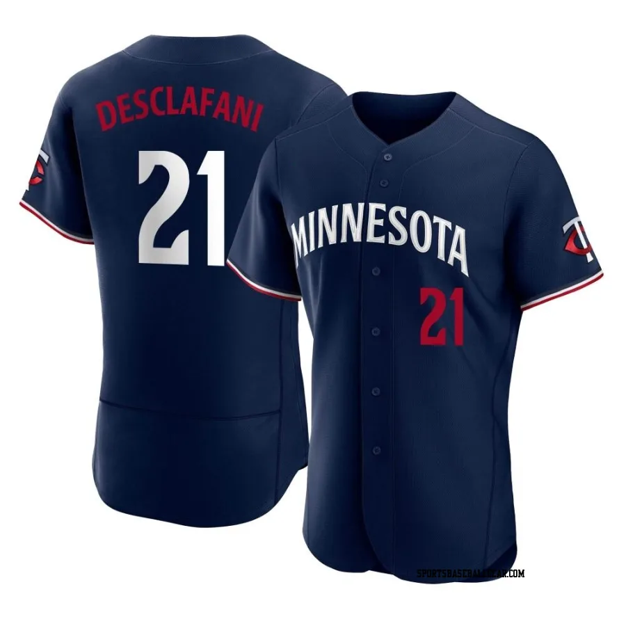 Anthony DeSclafani Men's Minnesota Twins Navy Authentic Alternate Jersey