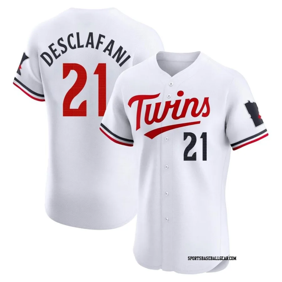 Anthony DeSclafani Men's Minnesota Twins White Elite Home Jersey