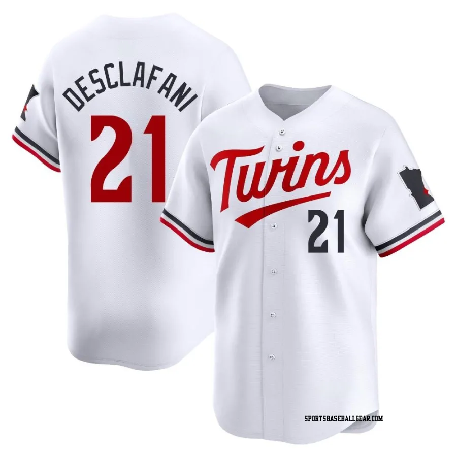 Anthony DeSclafani Men's Minnesota Twins White Limited Home Jersey