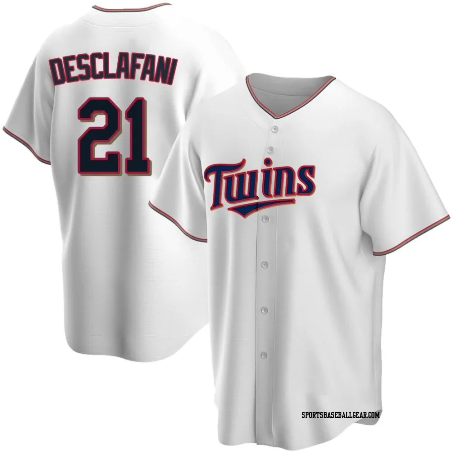 Anthony DeSclafani Men's Minnesota Twins White Replica Home Jersey