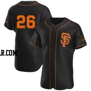 Anthony DeSclafani Men's San Francisco Giants Black Authentic Alternate Jersey