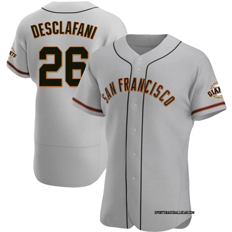 Anthony DeSclafani Men's San Francisco Giants Gray Authentic Road Jersey