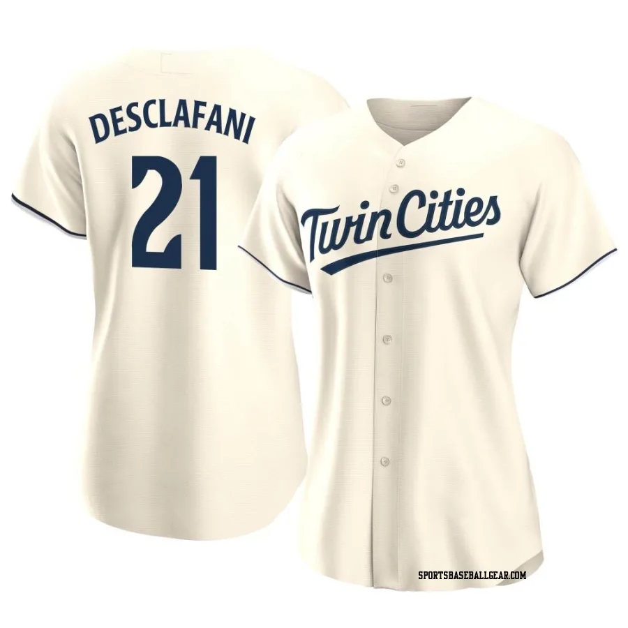 Anthony DeSclafani Women's Minnesota Twins Cream Authentic Alternate Jersey