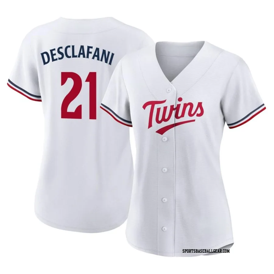 Anthony DeSclafani Women's Minnesota Twins White Authentic Home Jersey