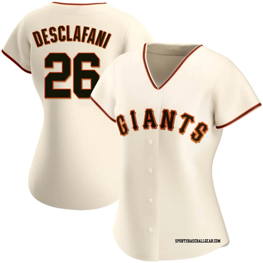 Anthony DeSclafani Women's San Francisco Giants Cream Replica Home Jersey