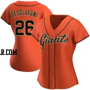 Anthony DeSclafani Women's San Francisco Giants Orange Authentic Alternate Jersey