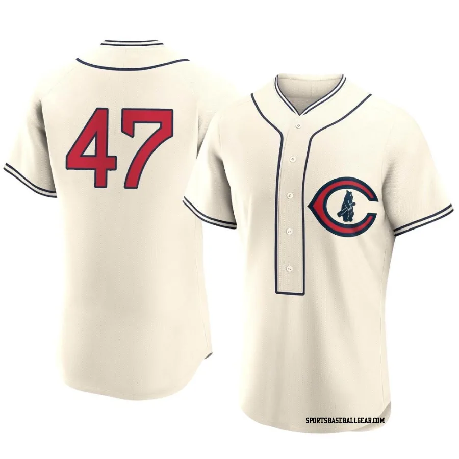 Anthony Kay Men's Chicago Cubs Cream Authentic 2022 Field Of Dreams Jersey