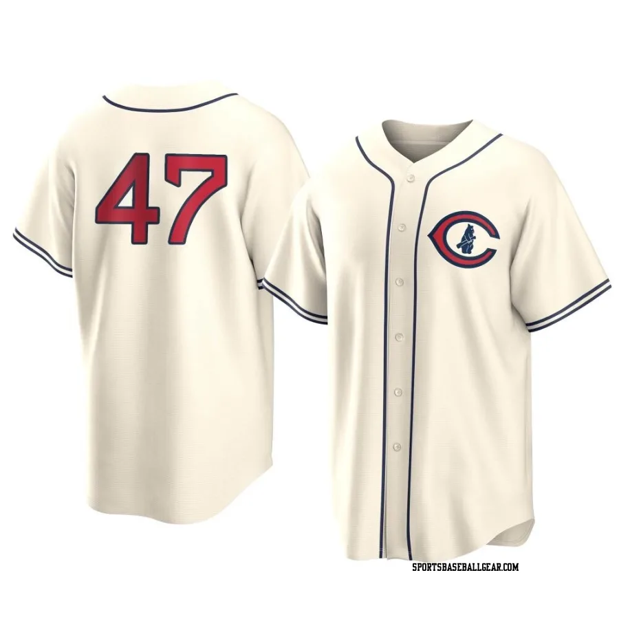 Anthony Kay Men's Chicago Cubs Cream Replica 2022 Field Of Dreams Jersey