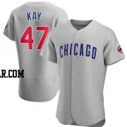 Anthony Kay Men's Chicago Cubs Gray Authentic Road Jersey