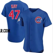 Anthony Kay Men's Chicago Cubs Royal Authentic Alternate Jersey