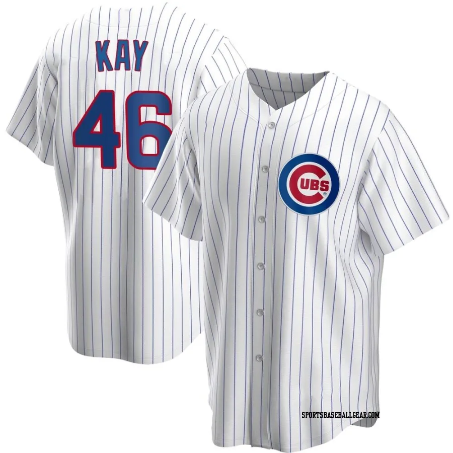 Anthony Kay Men's Chicago Cubs White Replica Home Jersey