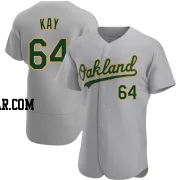 Anthony Kay Men's Oakland Athletics Gray Authentic Road Jersey